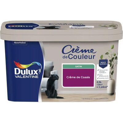 Dulux Valentine - Crème de Couleur - Violet - 2.5L - Paint - Publicité Dulux Valentine - Crème de Couleur - Violet - 2.5L - Paint - Publicité