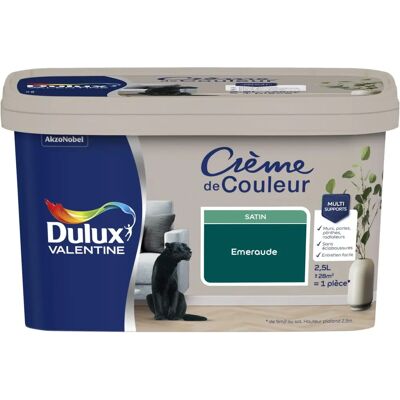 Peinture Intérieure Satinée Crème Dulux Valentine - Peinture - Publicité Peinture Intérieure Satinée Crème Dulux Valentine - Peinture - Publicité