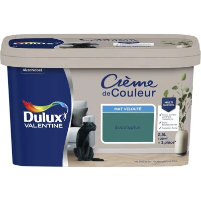 Peinture Intérieure Satin Dulux Valentine Eucalyptus - Publicité Peinture Intérieure Satin Dulux Valentine Eucalyptus - Publicité