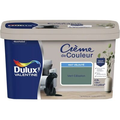 Peinture mate verte Dulux Valentine - Peinture - Publicité Peinture mate verte Dulux Valentine - Peinture - Publicité
