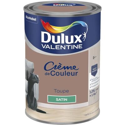Peinture Satinée Taupe DULUX VALENTINE - Peinture - Publicité Peinture Satinée Taupe DULUX VALENTINE - Peinture - Publicité
