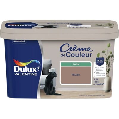 Peinture Satin Taupe Dulux Valentine - Peinture - Publicité Peinture Satin Taupe Dulux Valentine - Peinture - Publicité