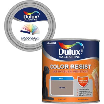 Pintura acrílica en tono especial Dulux Valentine - Pared y Madera, Taupe - Pintura Pintura acrílica en tono especial Dulux Valentine - Pared y Madera, Taupe - Pintura