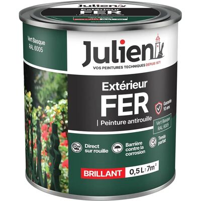 Peinture métal antirouille JULIEN - Enduit durable pour extérieur Peinture métal antirouille JULIEN - Enduit durable pour extérieur
