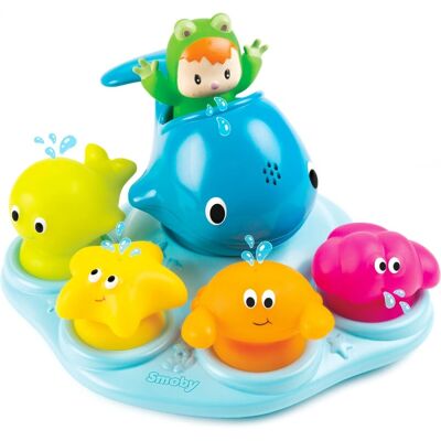 Smoby Bath Game - Multicolour - Bath Playset & Stickers Smoby Bath Game - Multicolour - Bath Playset & Stickers
