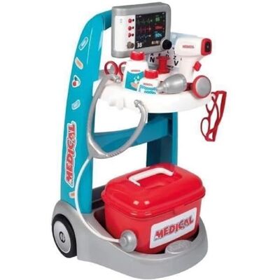 Smoby Elektronischer Medizinischer Wagen - Kinderarzt Rollenspiel Smoby Elektronischer Medizinischer Wagen - Kinderarzt Rollenspiel