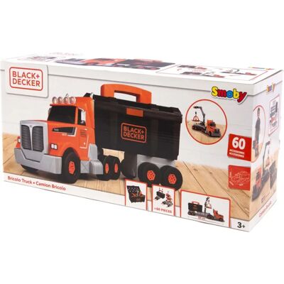 Black&Decker Bricolo Truck - Építőjáték 60 kiegészítővel Black&Decker Bricolo Truck - Építőjáték 60 kiegészítővel