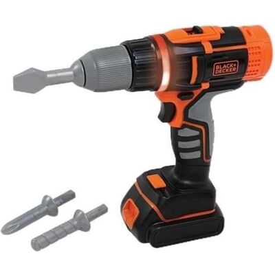 Hračky Black & Decker - Vrtačka s 3 vrtáky - pro děti 3+ Hračky Black & Decker - Vrtačka s 3 vrtáky - pro děti 3+