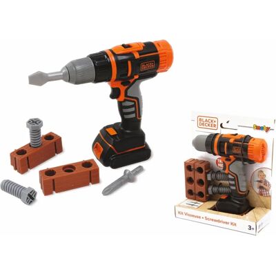 Trapano giocattolo Black & Decker - Sicuro per bambini - 3+ Anni Trapano giocattolo Black & Decker - Sicuro per bambini - 3+ Anni