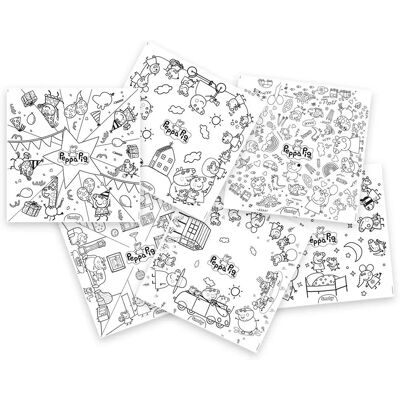 Smoby Påfyllningsset Peppa Pig målarblad - Kreativ Barnbord Smoby Påfyllningsset Peppa Pig målarblad - Kreativ Barnbord
