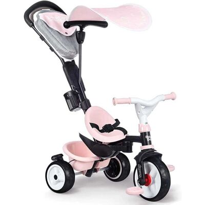 Triciclo rosa Smoby Baby Driver Plus - Diversión infantil Triciclo rosa Smoby Baby Driver Plus - Diversión infantil