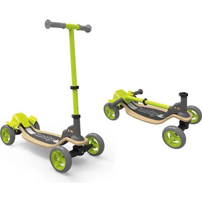 Smoby 750700 Foldable Kids Scooter - Black/Green - Scooter Smoby 750700 Foldable Kids Scooter - Black/Green - Scooter