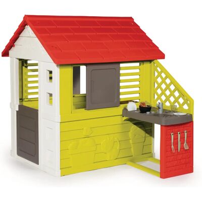 Smoby 810713 - Playhouse, Play Tent, Kids Garden House Smoby 810713 - Playhouse, Play Tent, Kids Garden House