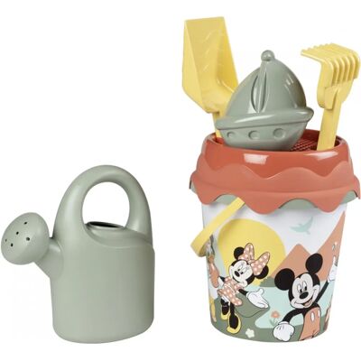 Smoby Grüner recycelter Sandspielzeug-Set mit Mickey Smoby Grüner recycelter Sandspielzeug-Set mit Mickey
