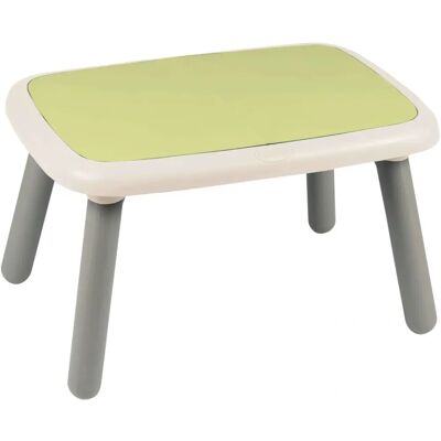 Smoby Grüner Kindertisch - Aus recyceltem Material - Innen & Außen Smoby Grüner Kindertisch - Aus recyceltem Material - Innen & Außen