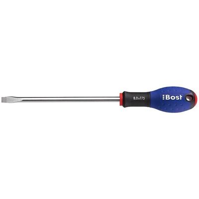 Tournevis BOST - 5,5x125mm - Lame plate - Protection électrique Tournevis BOST - 5,5x125mm - Lame plate - Protection électrique