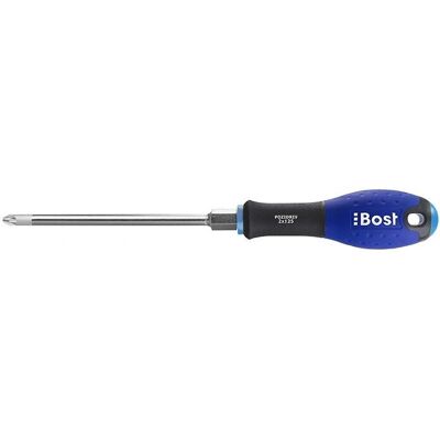 BOST - Tournevis cruciforme - PZ2 x 125 mm - Protection électrique BOST - Tournevis cruciforme - PZ2 x 125 mm - Protection électrique