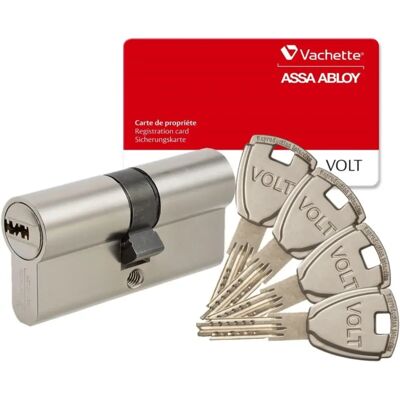 Vachette Volt 30x30 mm Zamek Cylinder - 6 Piny, 4 Klucze Vachette Volt 30x30 mm Zamek Cylinder - 6 Piny, 4 Klucze