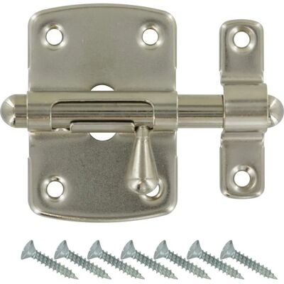 Vachette Verrou Rond Nickel - Serrure de porte Vachette Verrou Rond Nickel - Serrure de porte