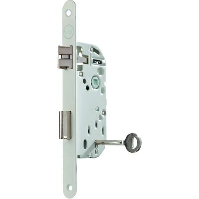 Serrure encastrée Yale - Blanc - Cylindre 40mm - NF Niveau 2 - Publicité Serrure encastrée Yale - Blanc - Cylindre 40mm - NF Niveau 2 - Publicité