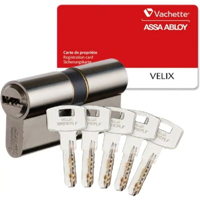 Cylinder Velix Vachette - Klucze odwracalne, poziom bezpieczeństwa 4 Cylinder Velix Vachette - Klucze odwracalne, poziom bezpieczeństwa 4
