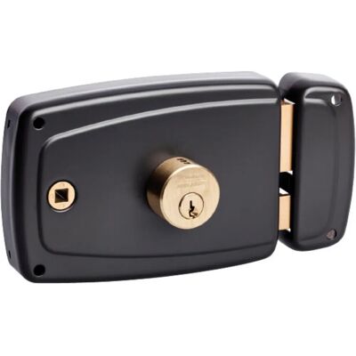 Vachette Horizontale Oberflächenverriegelung - 2-Punkt, 45mm Zylinder - 3 Schlüssel - Schwarz Vachette Horizontale Oberflächenverriegelung - 2-Punkt, 45mm Zylinder - 3 Schlüssel - Schwarz