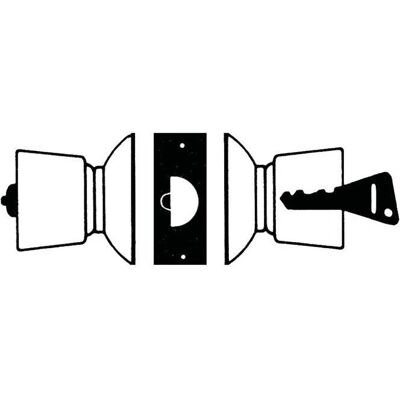VACHETTE V6500 P1SJ Cerradura - Seguridad con Llave y Botón - Roseta 60mm VACHETTE V6500 P1SJ Cerradura - Seguridad con Llave y Botón - Roseta 60mm
