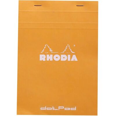 Rhodia DotPad Orange - Cahier/Bloc - 80gsm - A5 Rhodia DotPad Orange - Cahier/Bloc - 80gsm - A5