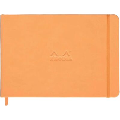 Rhodia Ivory Notebook - 96 Pages, A5, Elastic Closure Rhodia Ivory Notebook - 96 Pages, A5, Elastic Closure