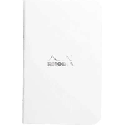 Rhodia Classic Notizbuch 7,5x12cm - Weiß - 48 Blatt Rhodia Classic Notizbuch 7,5x12cm - Weiß - 48 Blatt