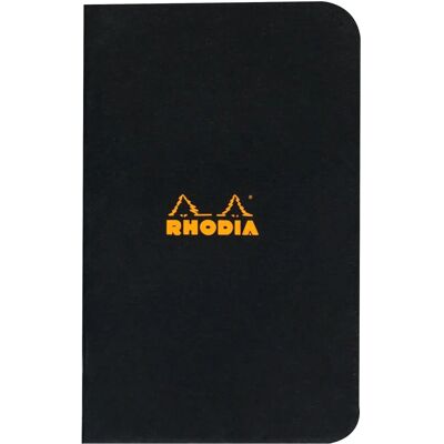 Rhodia Classic Heft 7,5x12cm 48 Blatt Schwarz - Packung à 20 Rhodia Classic Heft 7,5x12cm 48 Blatt Schwarz - Packung à 20