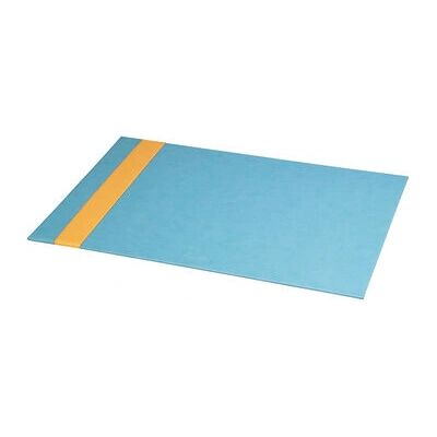 Sous-main Rhodia 318807C - Simili cuir, Turquoise, 60x40 cm - Publicité Sous-main Rhodia 318807C - Simili cuir, Turquoise, 60x40 cm - Publicité