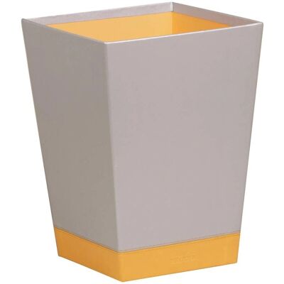 Rhodiarama Italian Faux Leather Paper Bin - Rose Powder/Mint Water - Paper Bin Rhodiarama Italian Faux Leather Paper Bin - Rose Powder/Mint Water - Paper Bin