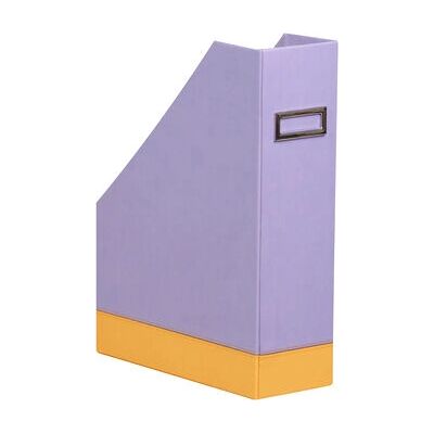 Rhodia 318839C Purple Faux Leather Magazine Rack - Magazine Rack Rhodia 318839C Purple Faux Leather Magazine Rack - Magazine Rack