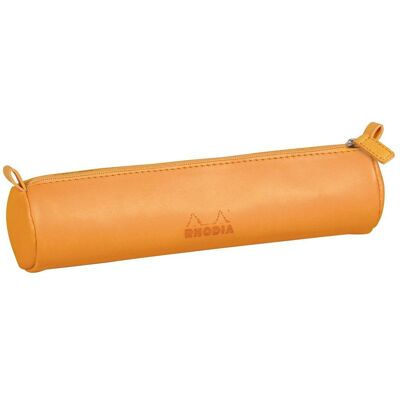 Rhodia Model 318890C - Round Faux Leather Pencil Case Rhodia Model 318890C - Round Faux Leather Pencil Case