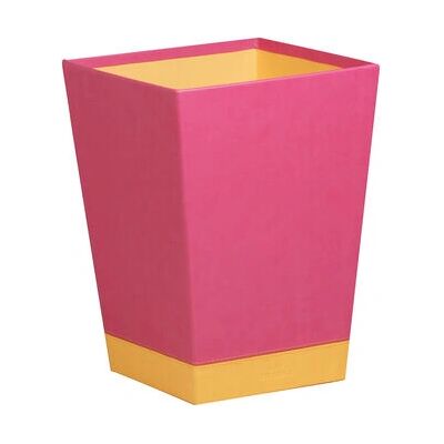 Rhodia Mülleimer - Lederimitat Rot - Rechteckiger Mülleimer Rhodia Mülleimer - Lederimitat Rot - Rechteckiger Mülleimer