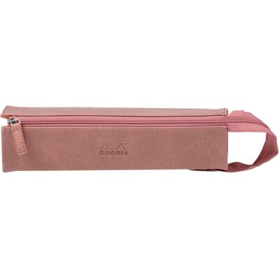Rhodiarama olasz műbőr tolltartó - Bois de rose - 23x5x5 cm Rhodiarama olasz műbőr tolltartó - Bois de rose - 23x5x5 cm