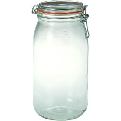 Lot de 3 bocaux en verre Le Parfait 3L - Rangement durable - Publicité Lot de 3 bocaux en verre Le Parfait 3L - Rangement durable - Publicité
