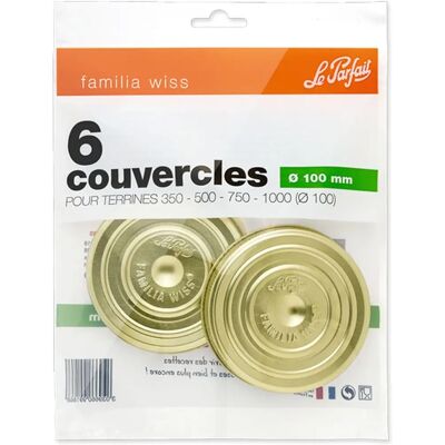 Le Parfait Modèle 10cm Couvercle en Acier Orange - Couvercle pour conserves - Publicité Le Parfait Modèle 10cm Couvercle en Acier Orange - Couvercle pour conserves - Publicité