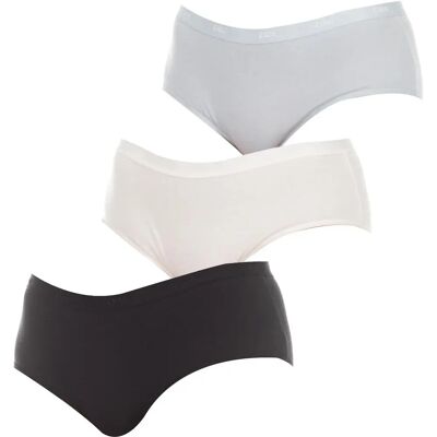 Dim Pack-3 Culottes Les Pockets - Tissu en Coton Respirant Dim Pack-3 Culottes Les Pockets - Tissu en Coton Respirant