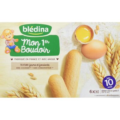 Blédina Mon 1er Boudoir 120 g - Biscuit pour bébé - Publicité Blédina Mon 1er Boudoir 120 g - Biscuit pour bébé - Publicité