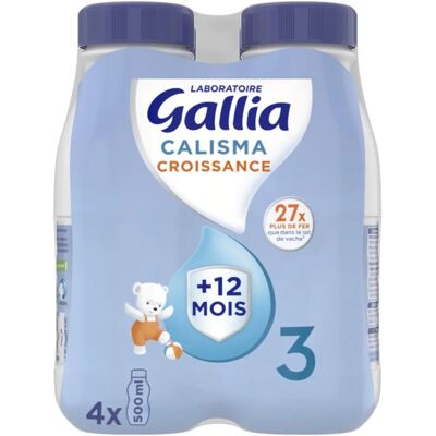 Lait bébé Gallia Calisma - Soutien à la croissance - Publicité Lait bébé Gallia Calisma - Soutien à la croissance - Publicité
