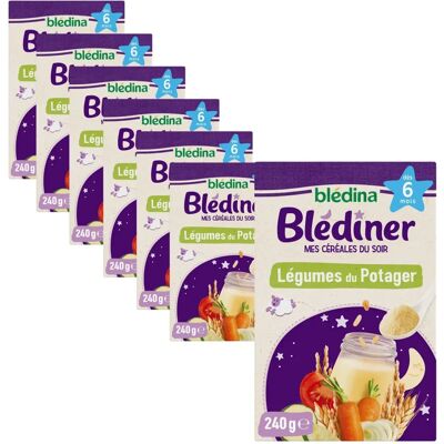 Céréales pour bébé BLÉDINA avec légumes - À partir de 6 mois - Publicité Céréales pour bébé BLÉDINA avec légumes - À partir de 6 mois - Publicité