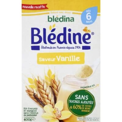 Blédina Bledine Vanille Céréales Bébé - 400 g - Publicité Blédina Bledine Vanille Céréales Bébé - 400 g - Publicité