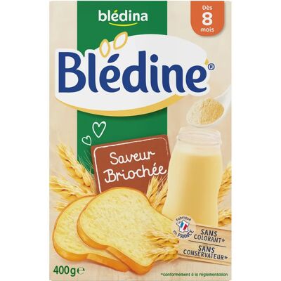 Blédina Blédine Saveur Brioche pour Bébé - Dès 8 Mois - 4x400g - Publicité Blédina Blédine Saveur Brioche pour Bébé - Dès 8 Mois - 4x400g - Publicité