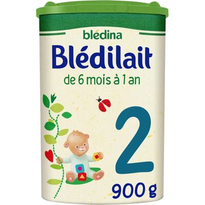 Blédina Bledilait 2ème Âge 6-12 Mois - 900 g Lait pour bébé - Publicité Blédina Bledilait 2ème Âge 6-12 Mois - 900 g Lait pour bébé - Publicité