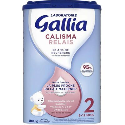 Gallia Calisma Relais 2ème Âge 6-12 Mois 800g - Lait Infantile - Publicité Gallia Calisma Relais 2ème Âge 6-12 Mois 800g - Lait Infantile - Publicité