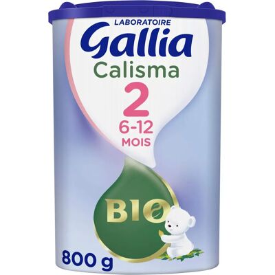 Lait infantile bio Calisma 2-12M GALLIA - 800g - Publicité Lait infantile bio Calisma 2-12M GALLIA - 800g - Publicité