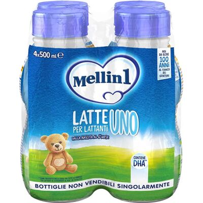 Mellin 1 - Lait pour nourrissons - Pack de 4 bouteilles de 500 ml - Publicité Mellin 1 - Lait pour nourrissons - Pack de 4 bouteilles de 500 ml - Publicité