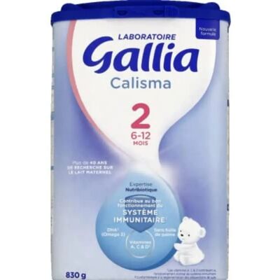 Gallia Calisma 2 Formule bébé pour 6-12 mois - Formule bébé - Publicité Gallia Calisma 2 Formule bébé pour 6-12 mois - Formule bébé - Publicité